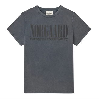 Mads Nørgaard Fine Jersey Trenda Tee Washed Black